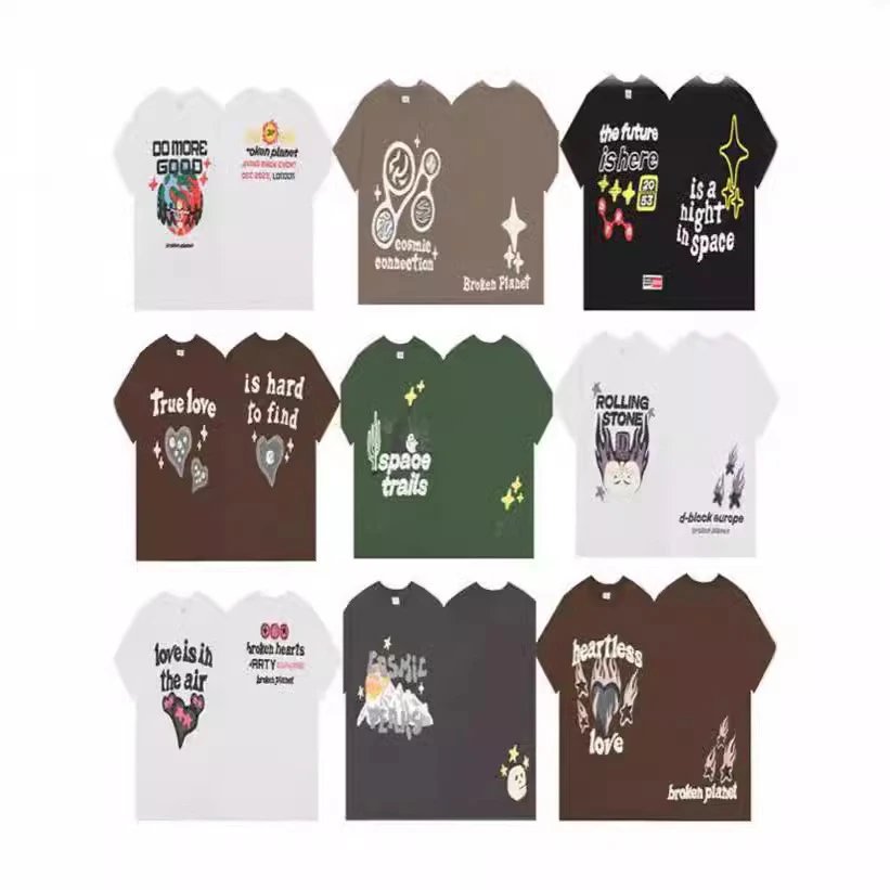 Broken Planet T-Shirts Collection Cosmic Design Streetwear