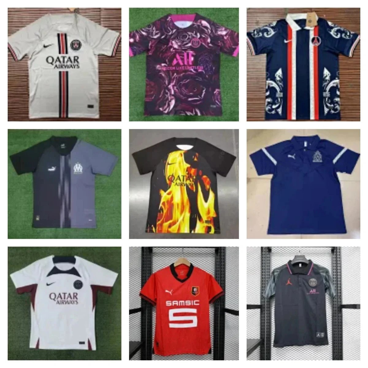 Paris Saint-Germain Football Jersey Collection