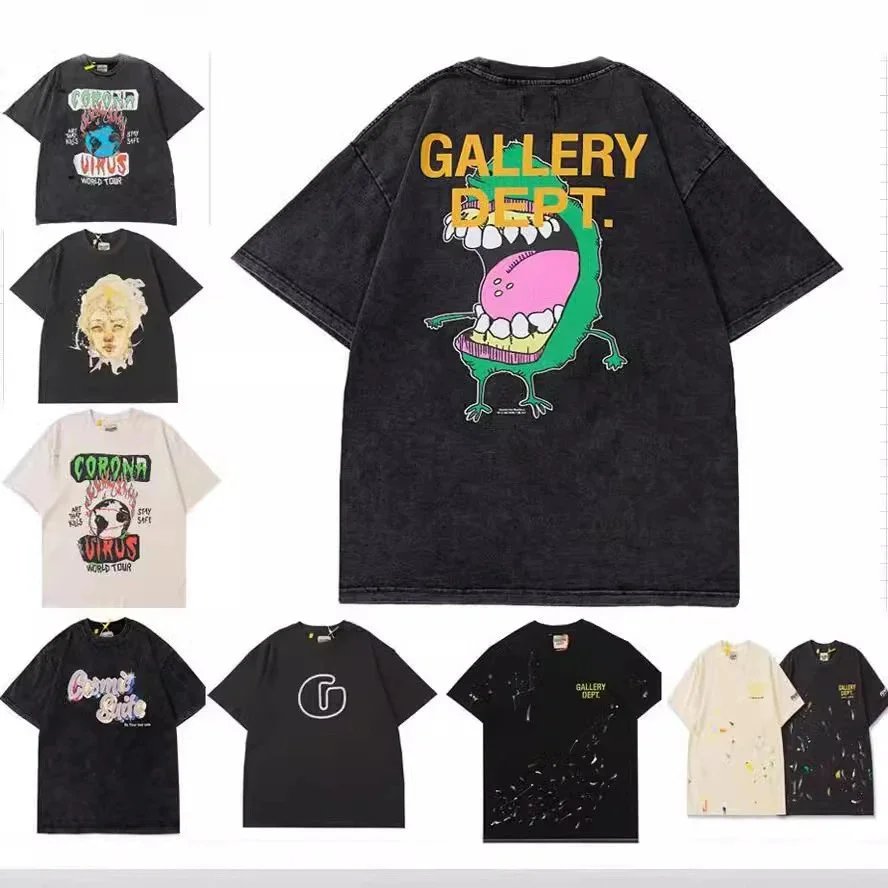Gallery Dept Oversized T-Shirt with Monster Graphic Design