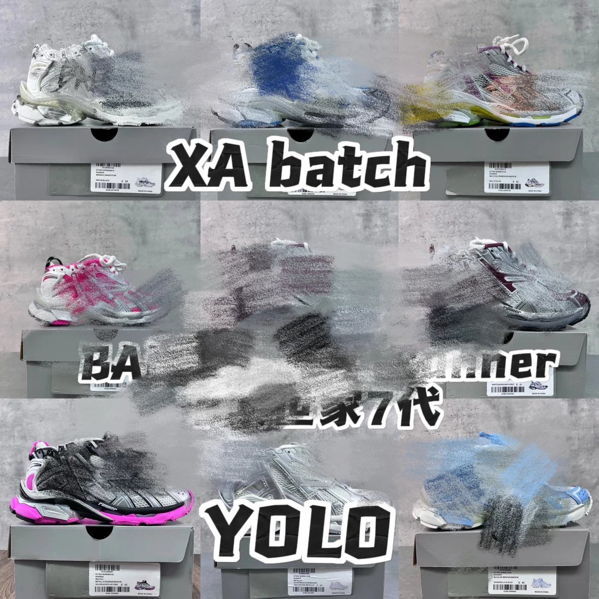 XA batch YOLO Sneakers Collection Limited Edition