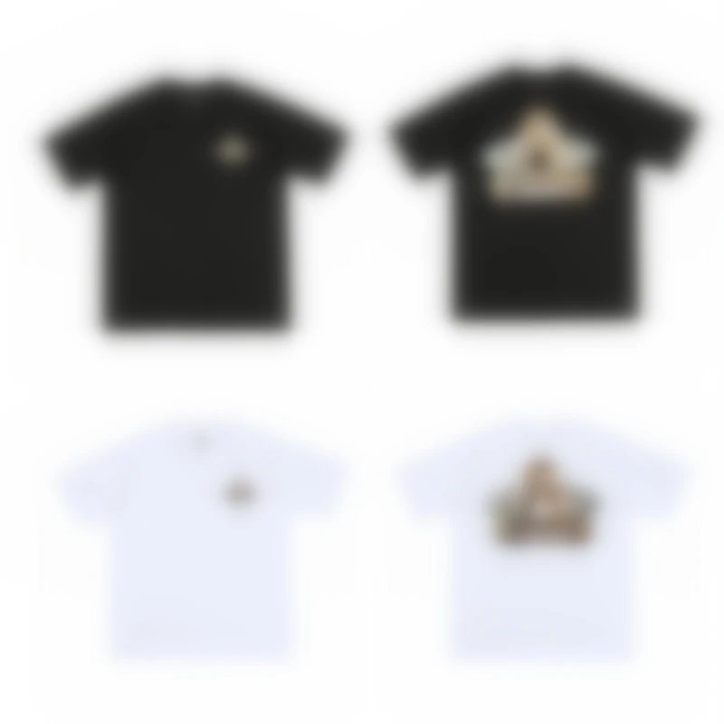 Classic T-Shirt with Logo Design in Black and White