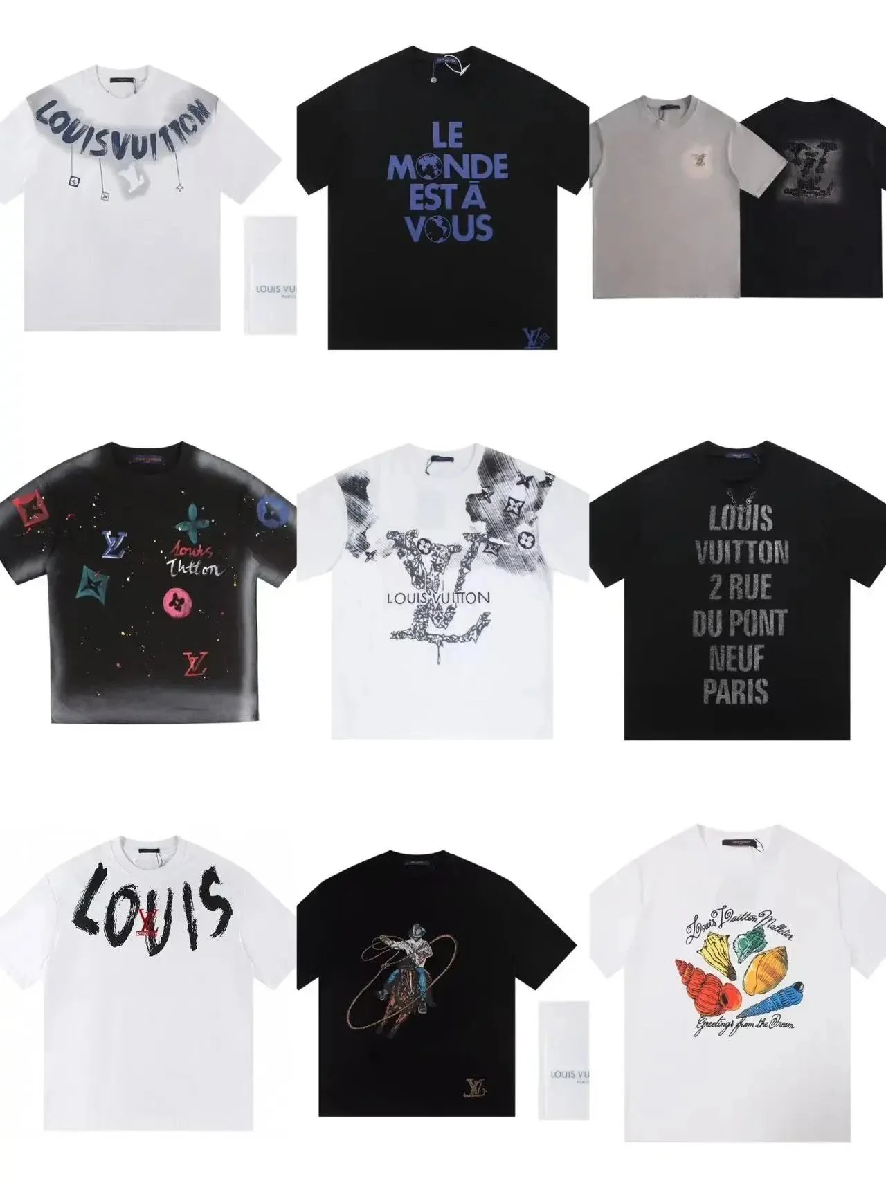 Louis Vuitton Men's T-Shirts Collection | Fashion Streetwear