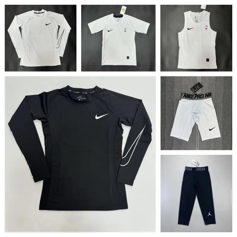 Nike Pro Compression Shirts and Shorts for Men Women Training Workout Gear