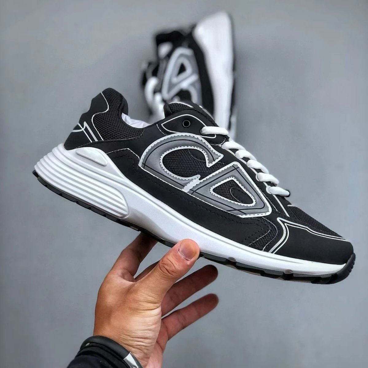 Puma RS-X Black White Sneakers Men's Running Shoes
