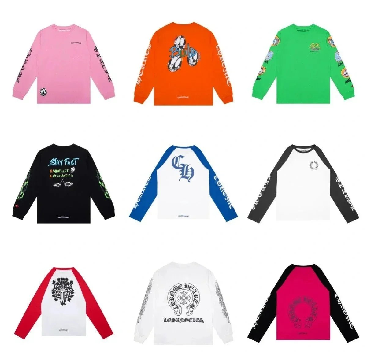 Chrome Hearts Long Sleeve T-Shirts Collection