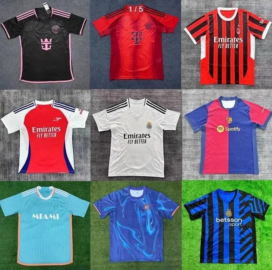 Official Football Club Jerseys for Men and Women