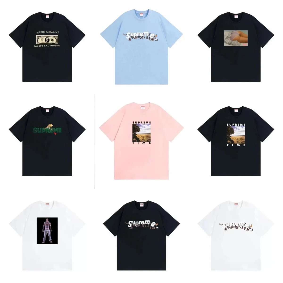 Supreme T-Shirts Collection - Streetwear Fashion