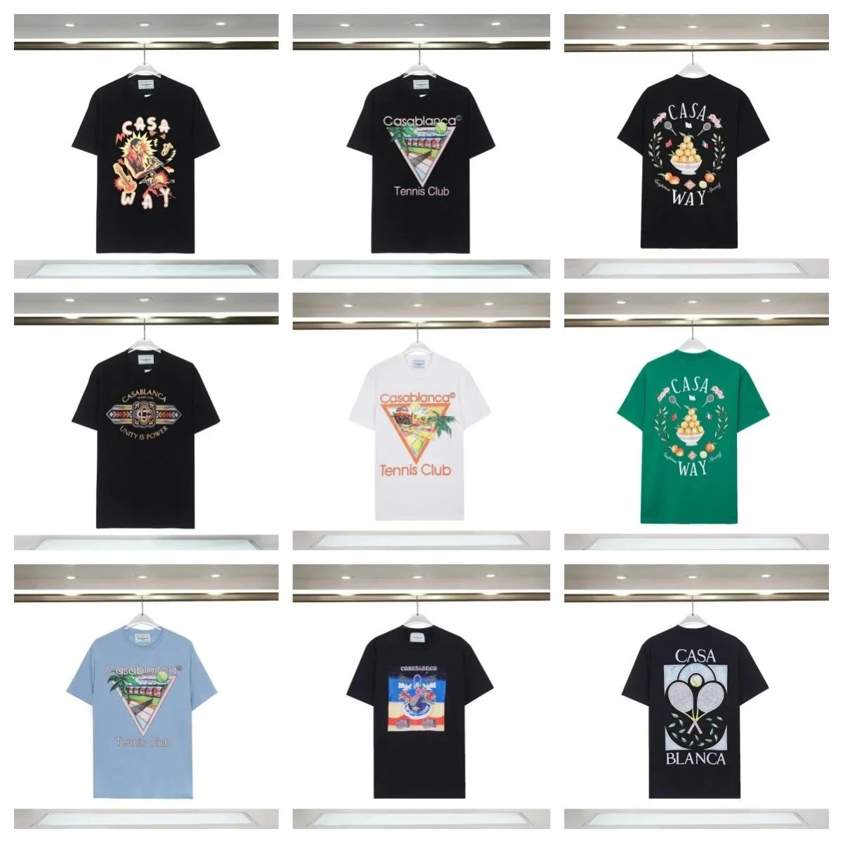 Casablanca Tennis Club T-Shirts Collection