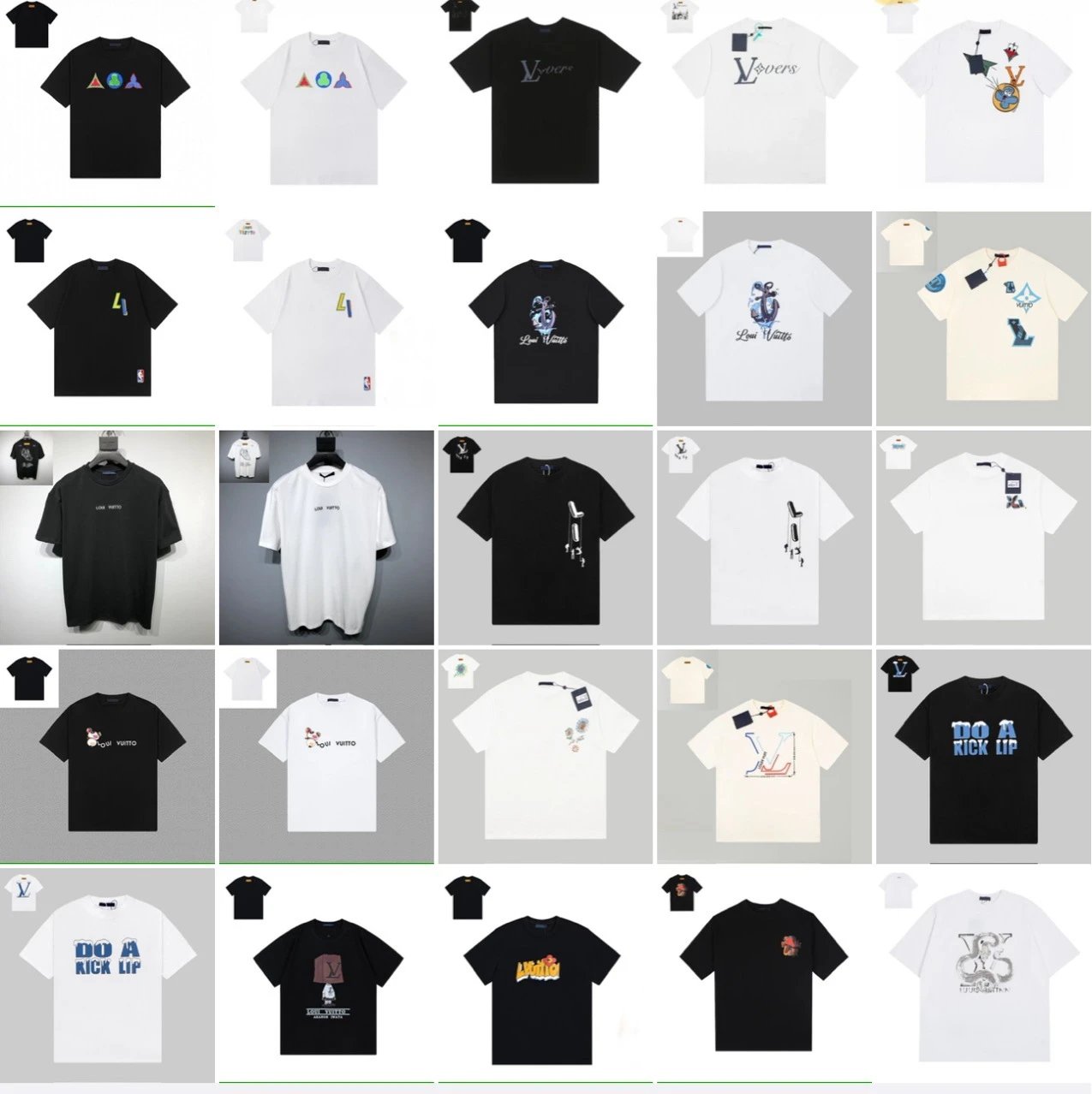 Louis Vuitton T-Shirts Collection - Fashionable Men's Tees