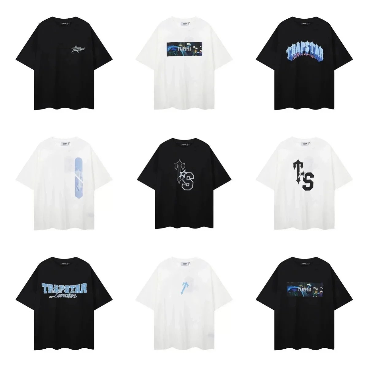 Trapstar Oversized T-Shirts for Men and Women Fashion Streetwear