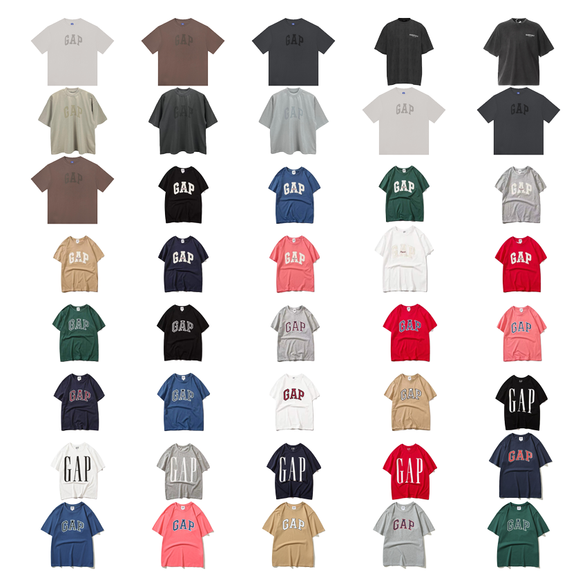 GAP Logo T-Shirt Collection - Classic Cotton Tee in Multiple Colors