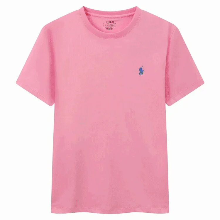 Pink Polo Ralph Lauren Classic Cotton T-Shirt