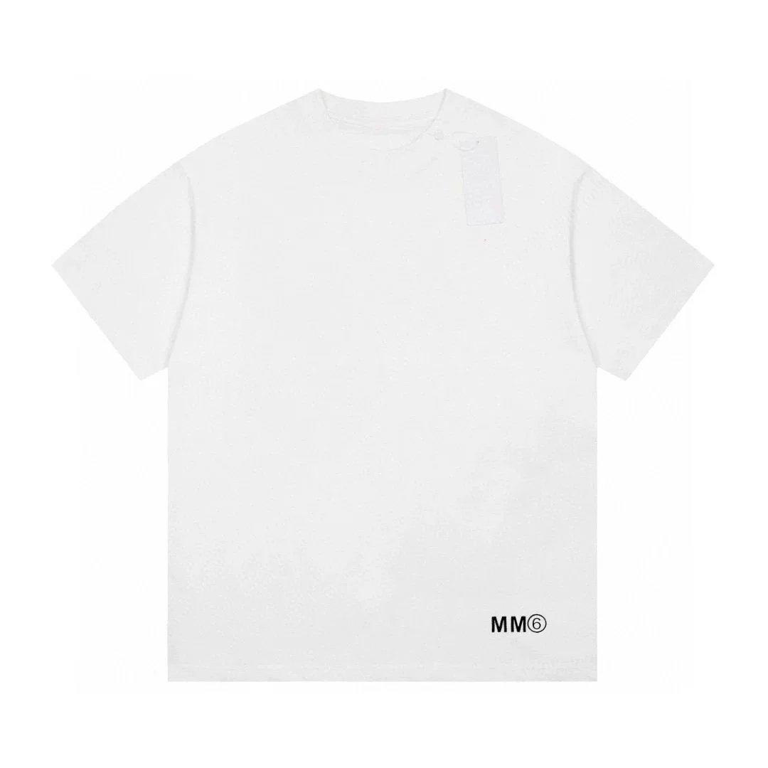 MM6 White Logo T-Shirt for Men