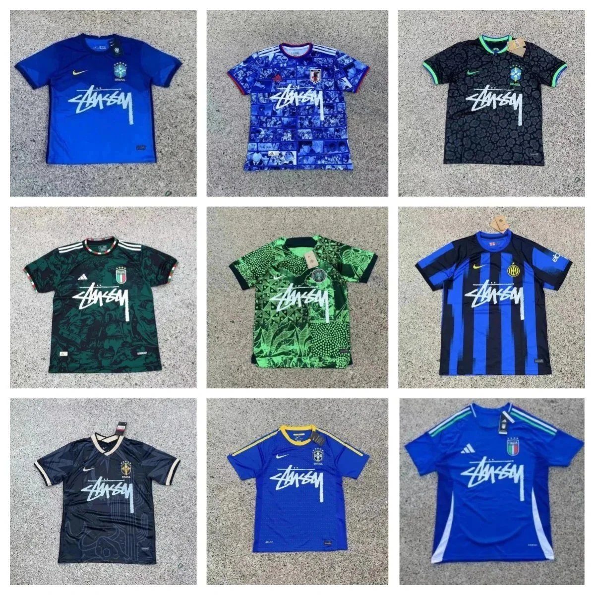 Stussy x Nike Football Jersey Collection