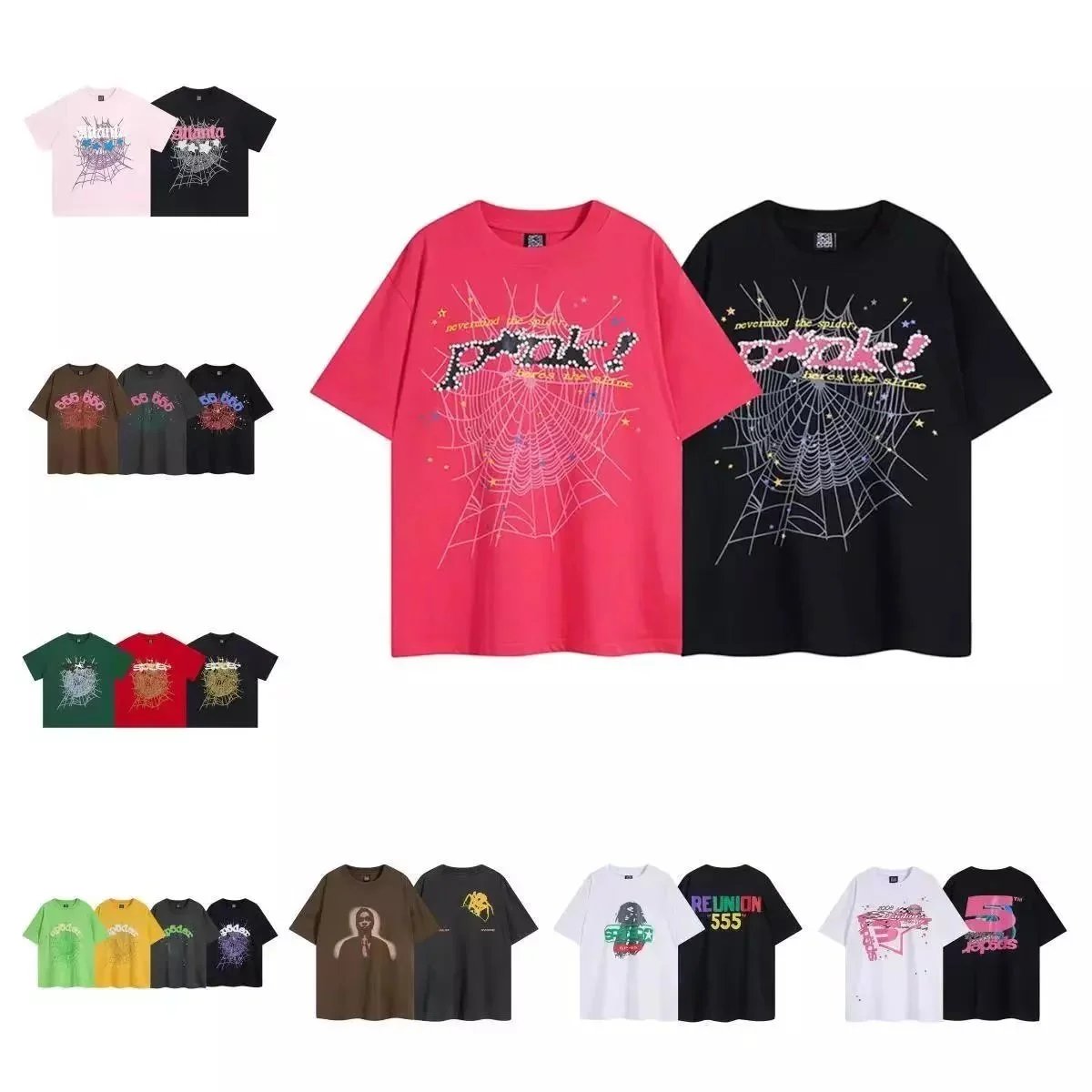 Peak! Spider Web Design T-Shirt Unisex Oversized Graphic Tee
