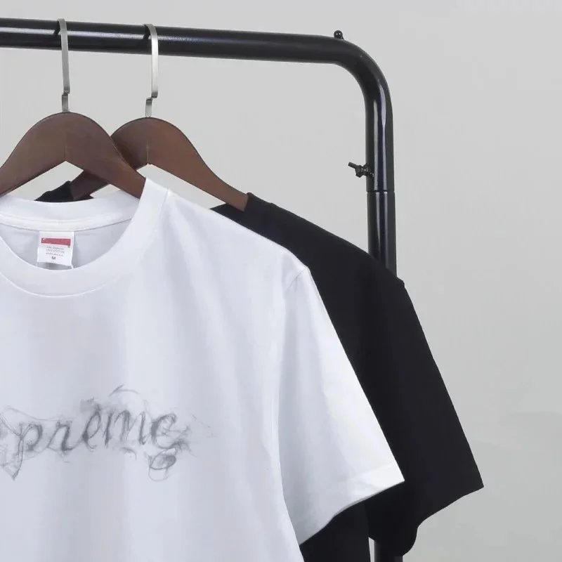 Supreme Logo T-Shirt White and Black Cotton Tee