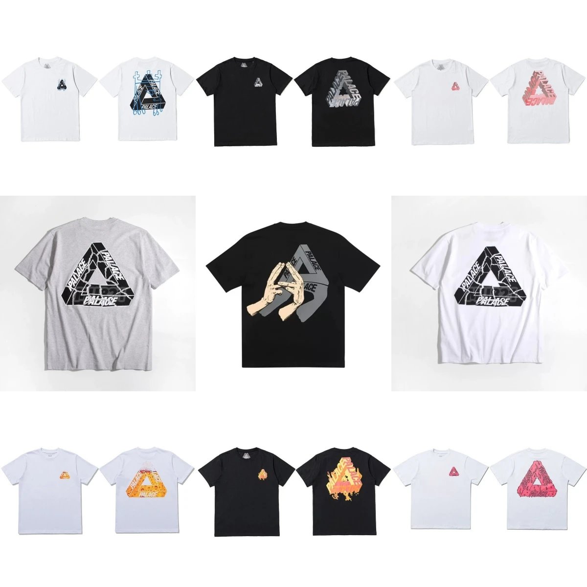Palace T-Shirts Collection Men's Streetwear Graphic Tees