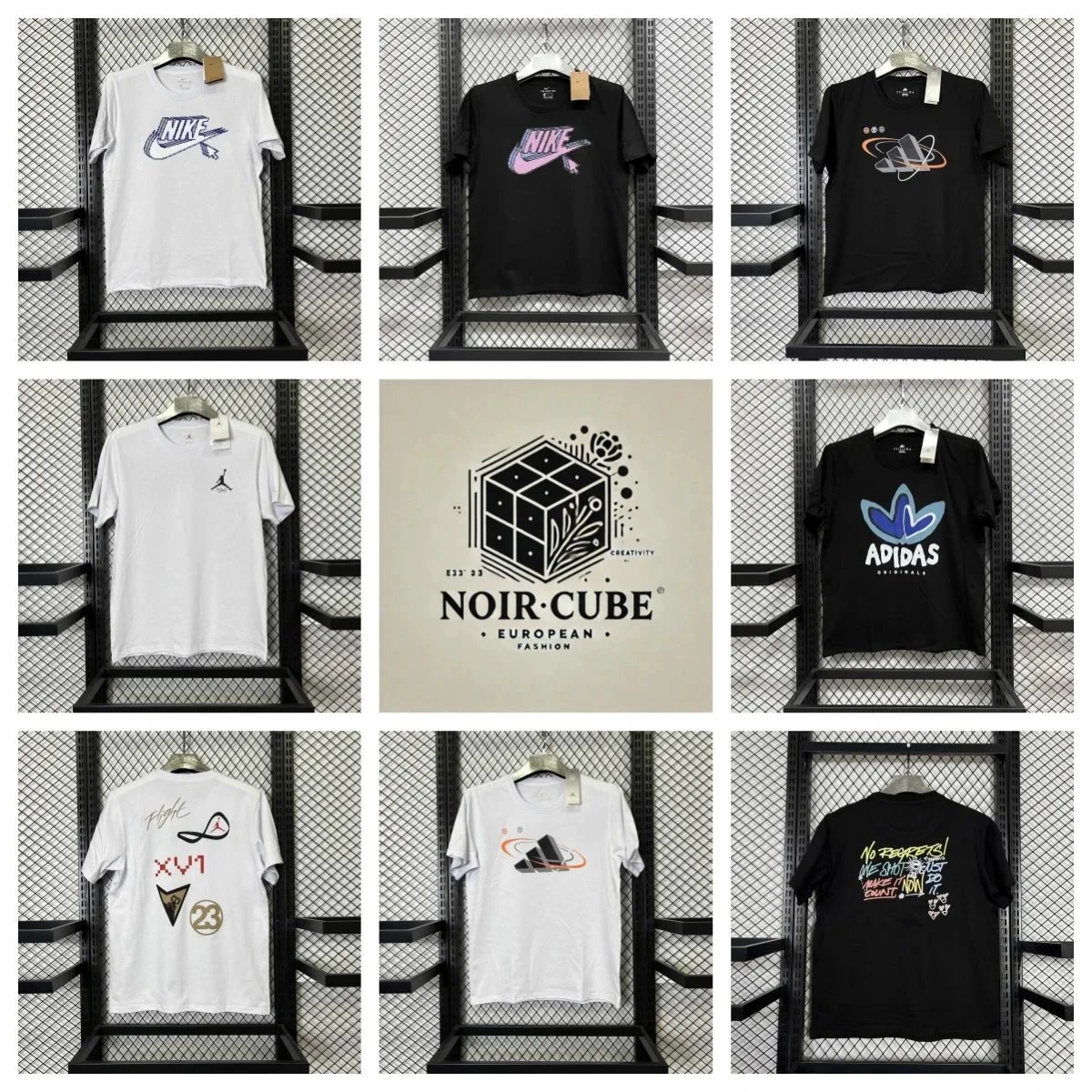 NOIR CUBE T-Shirts Collection | Nike Adidas Inspired Designs
