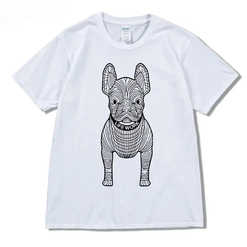 French Bulldog Art Design T-Shirt for Men and Women
