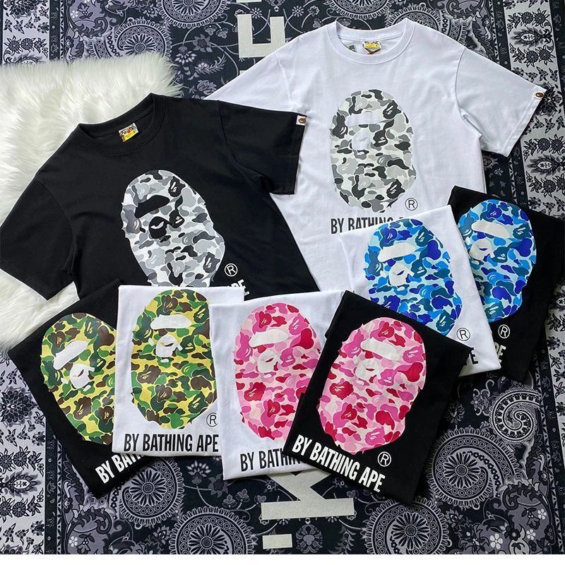 BAPE Camo Ape Head T-Shirt Collection