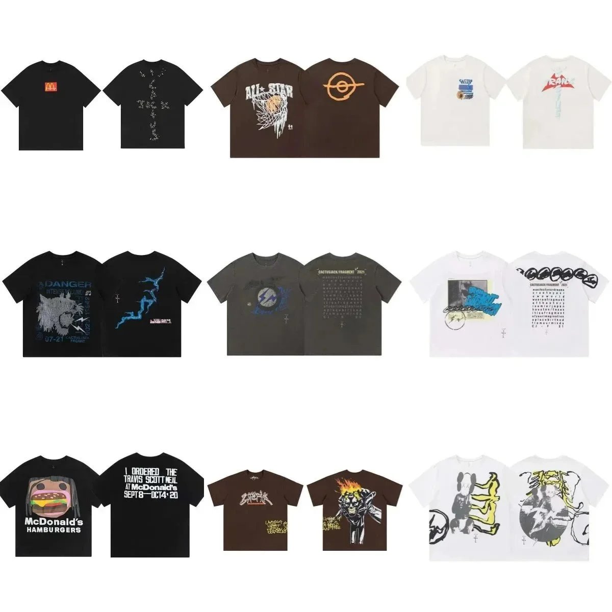 Travis Scott x McDonald's Collaborative T-Shirts Collection