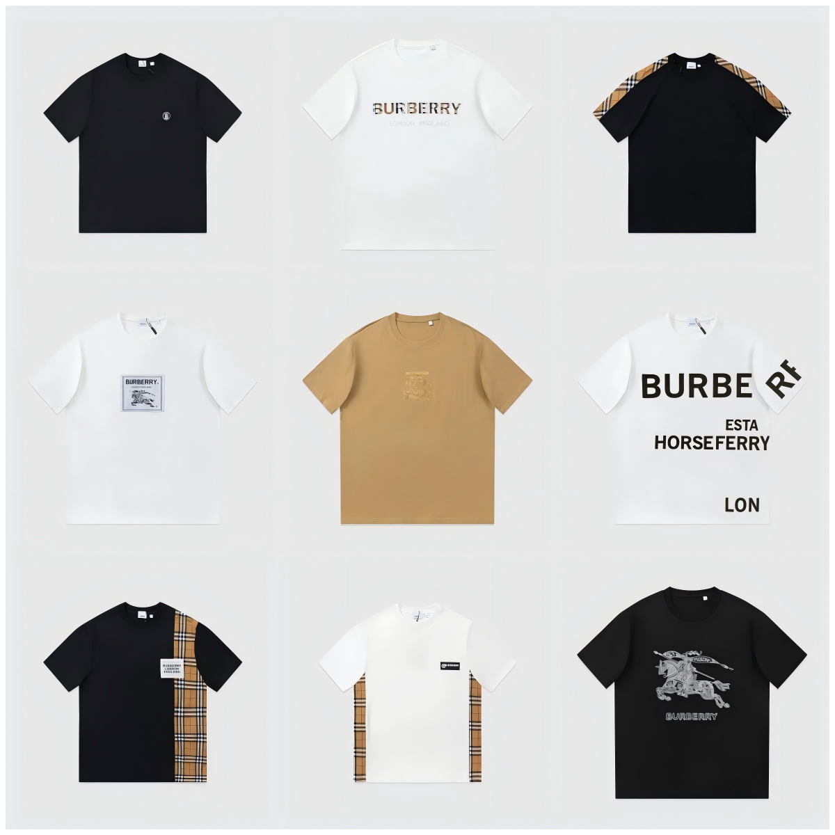 Burberry T-Shirts Collection Men's Fashion Casual Wear