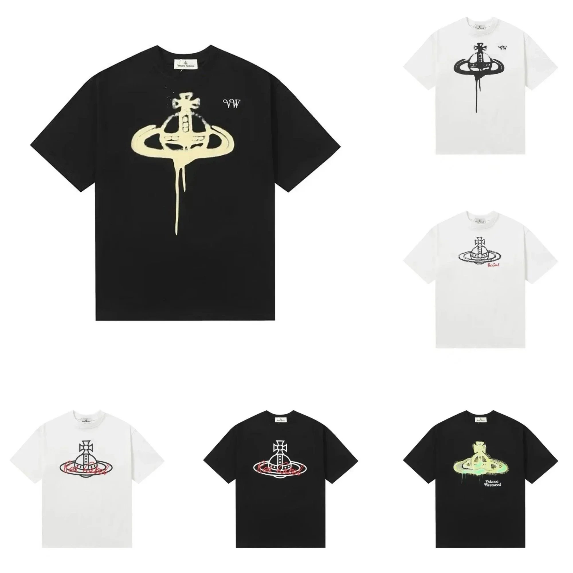 Vetements T-Shirt with Planet Logo Design