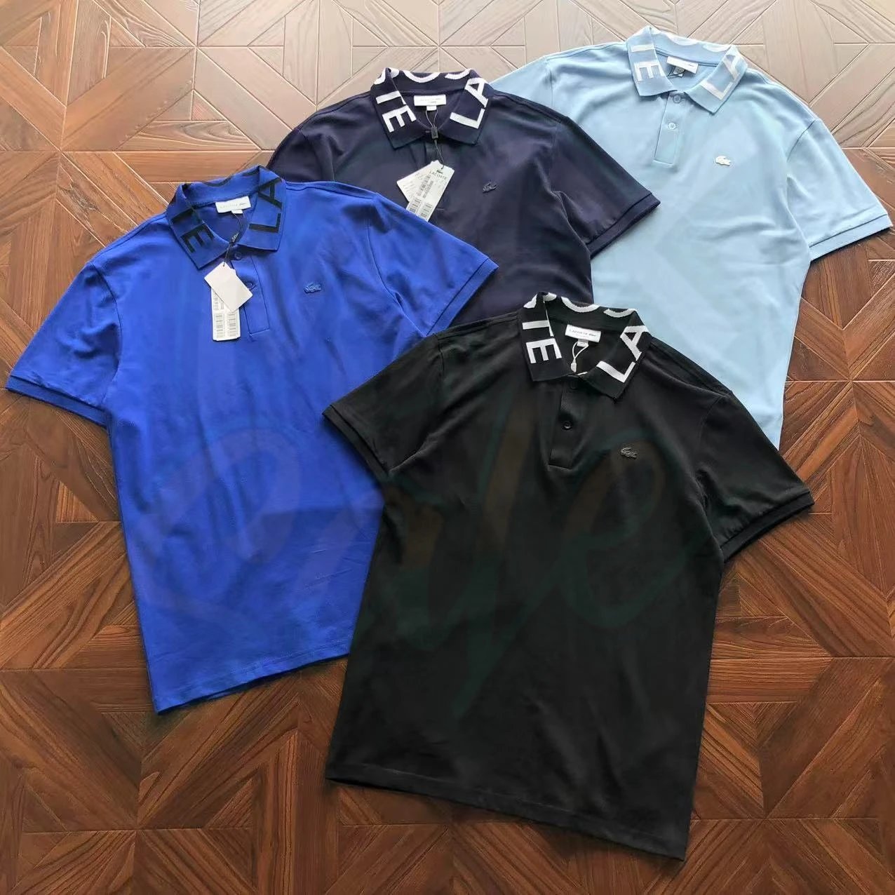 Lacoste Men's Polo Shirts with Logo Collar