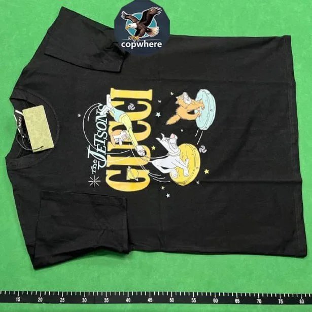 The Jetsons Classic Cartoon T-Shirt Black Men's Tee