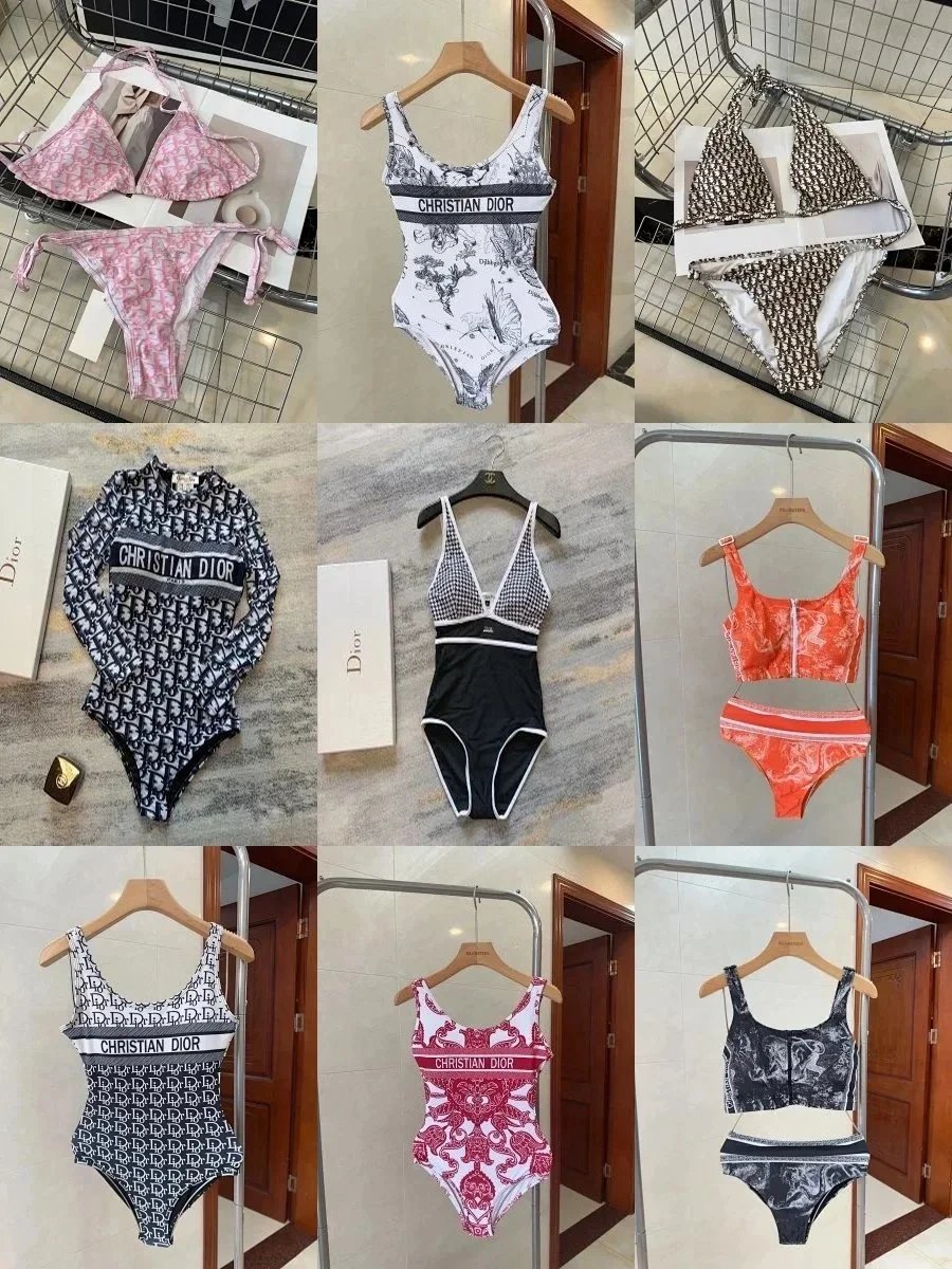 Christian Dior Swimwear Collection Women's Bikinis and One-Piece Swimsuits