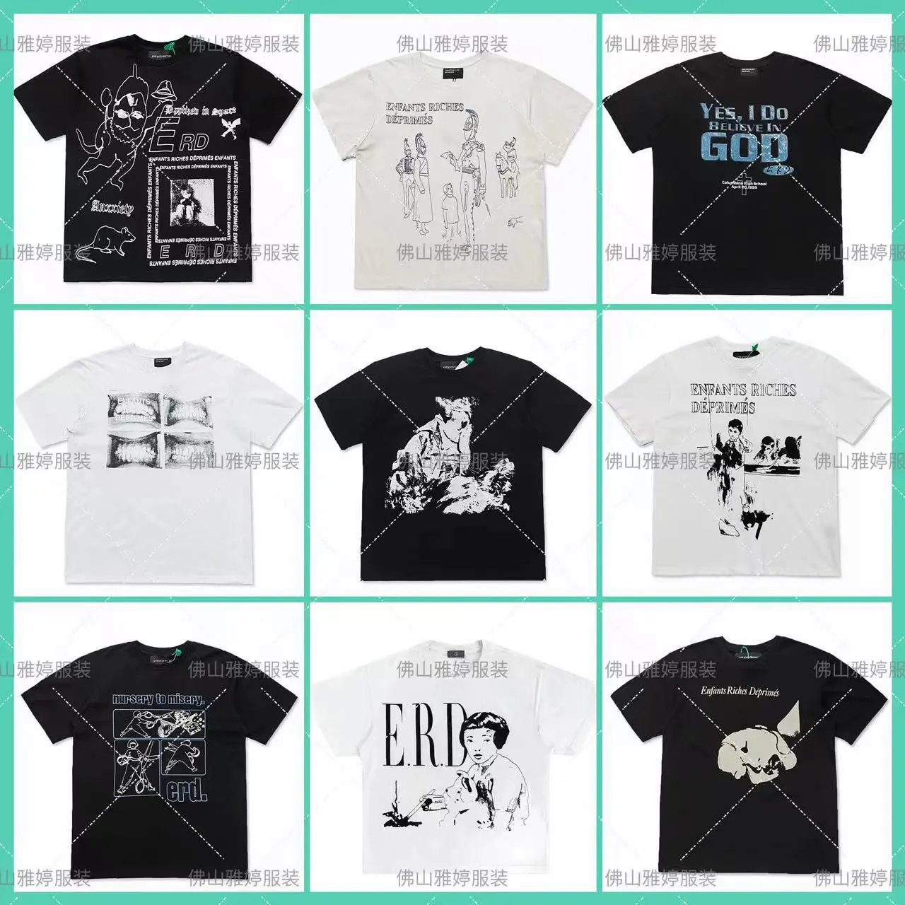 ERD T-Shirts Collection - Fashionable Graphic Tees for Men