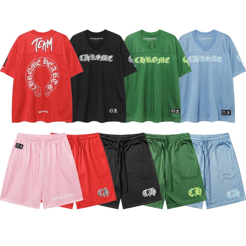 Chrome Hearts Mesh T-Shirt and Shorts Set
