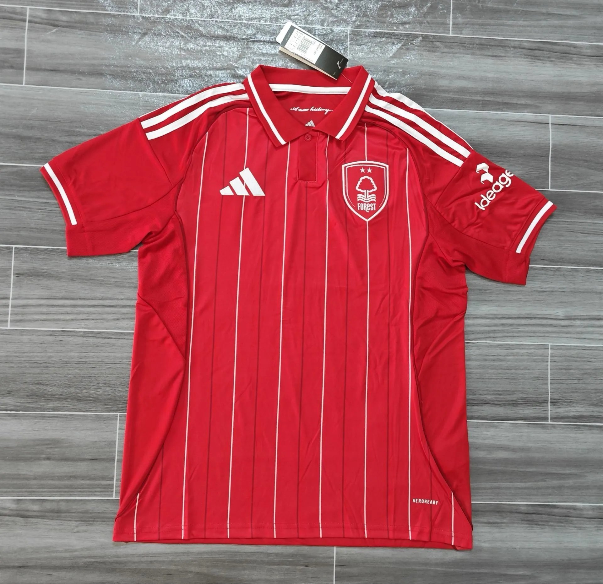 Nottingham Forest Home Jersey 2023-2024 Adidas Football Shirt