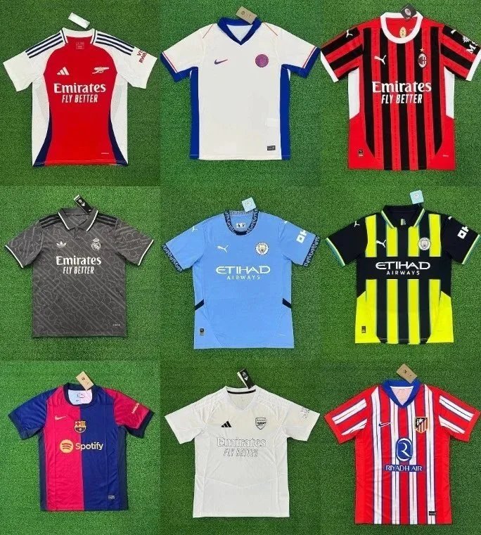Official Football Club Jerseys for Men and Women