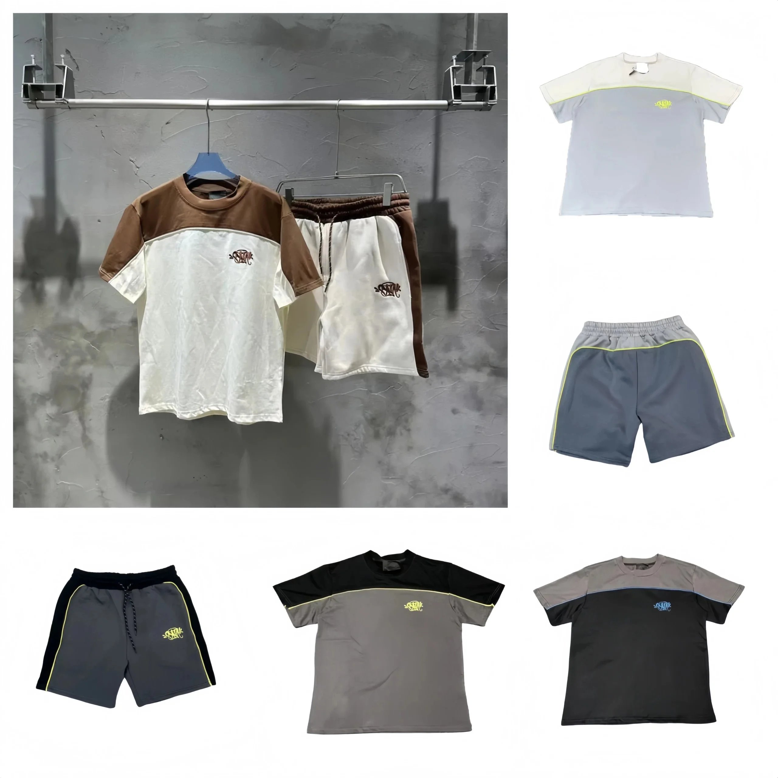 SINC Sportswear T-Shirt and Shorts Set for Men