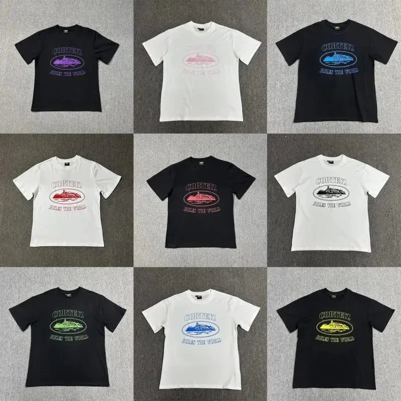 CURENZ Ride The World T-Shirt Unisex Cotton Graphic Tee