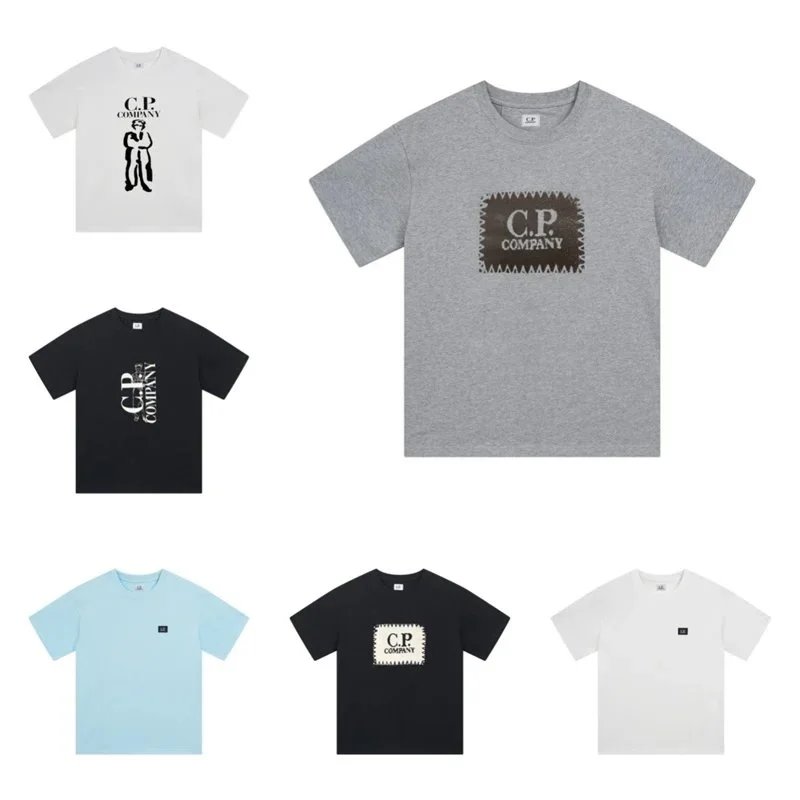 C.P. Company T-Shirts Men's Casual Streetwear Graphic Tees