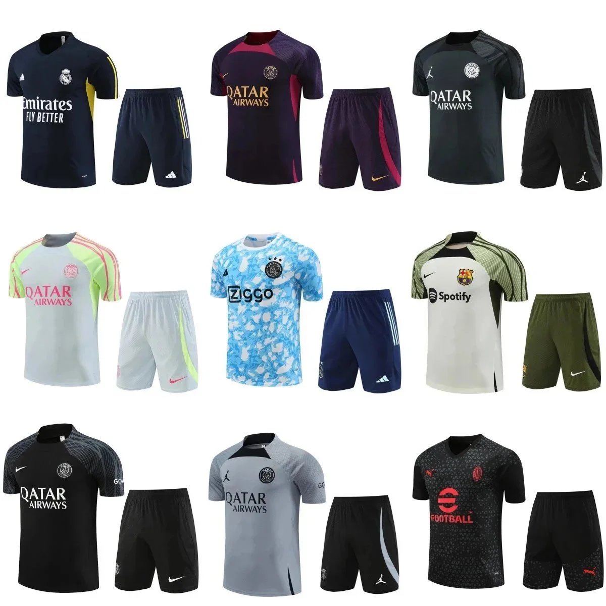 Football Kits for Men - Soccer Jerseys and Shorts Sets