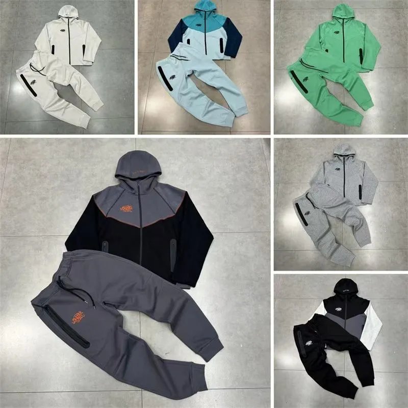 Nike Sportswear Tracksuit Set Men's Hooded Jacket and Pants