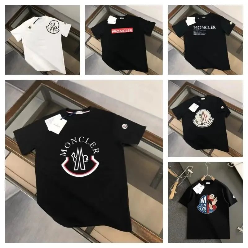 Moncler T-Shirt Men's Casual Logo Print Short Sleeve Tee