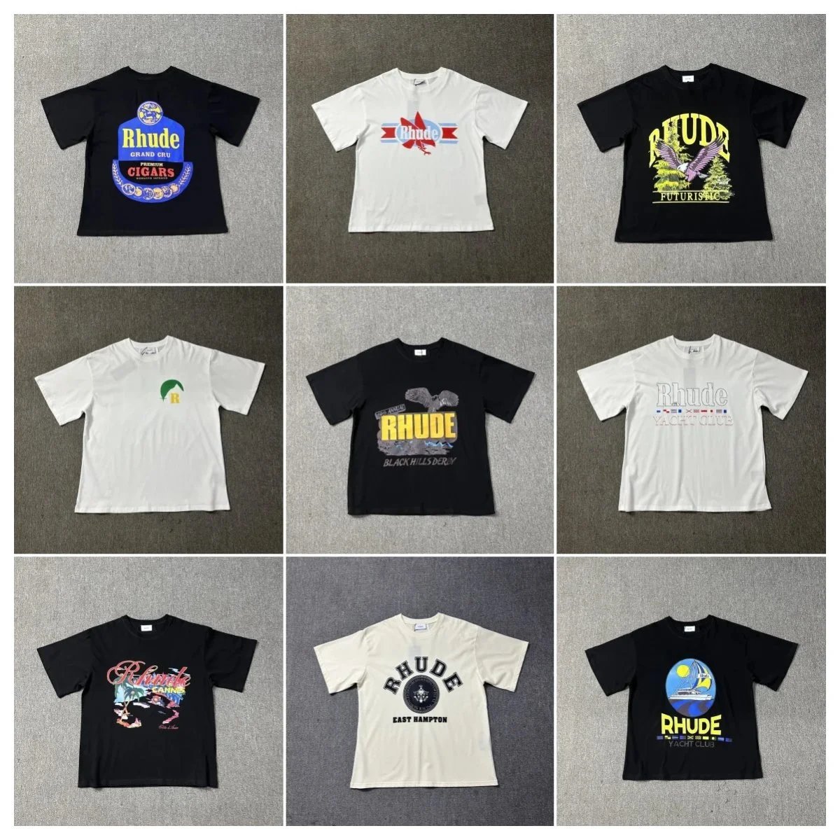 Rhude T-Shirts Collection - Premium Streetwear Fashion