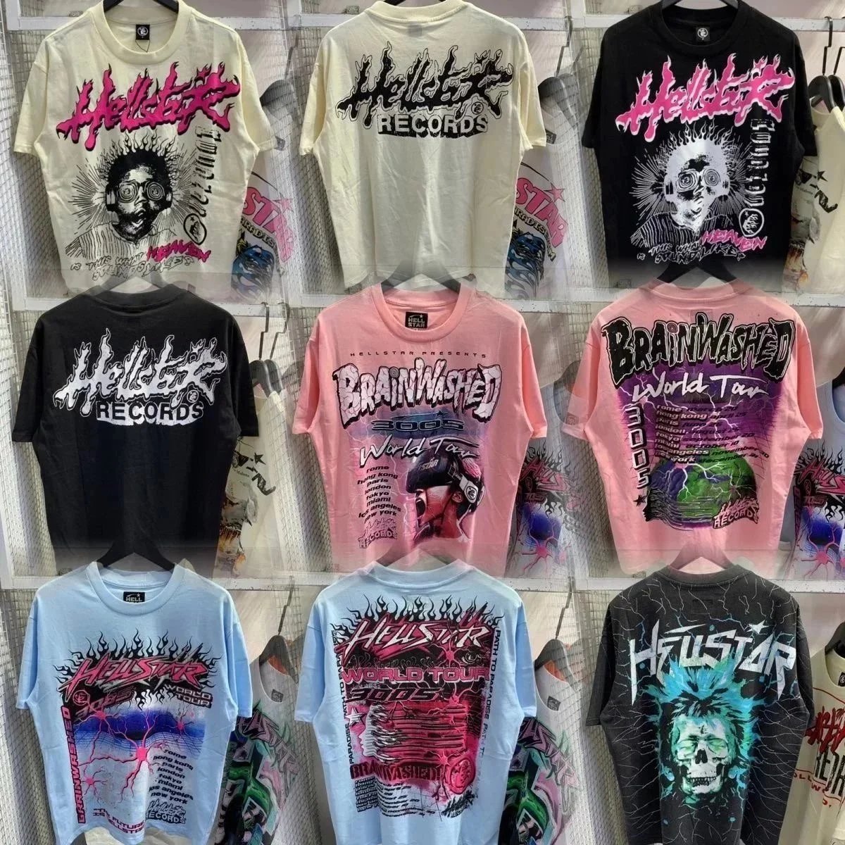 Hellstar Records Brainwashed World Tour T-Shirt