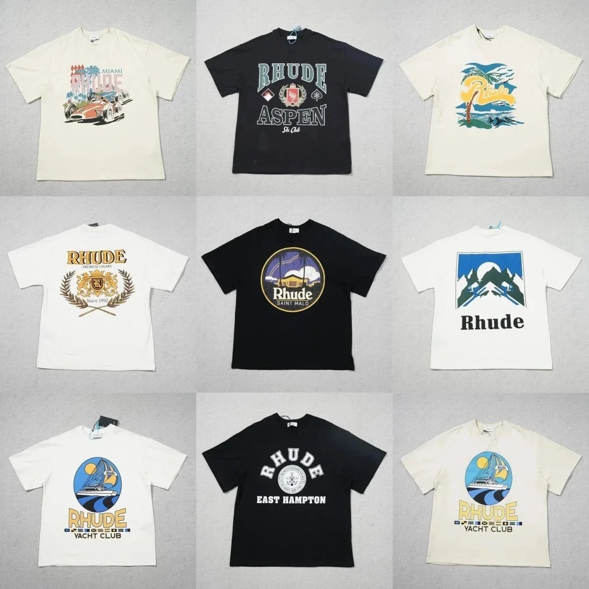 Rhude T-Shirts Collection - Premium Streetwear Fashion