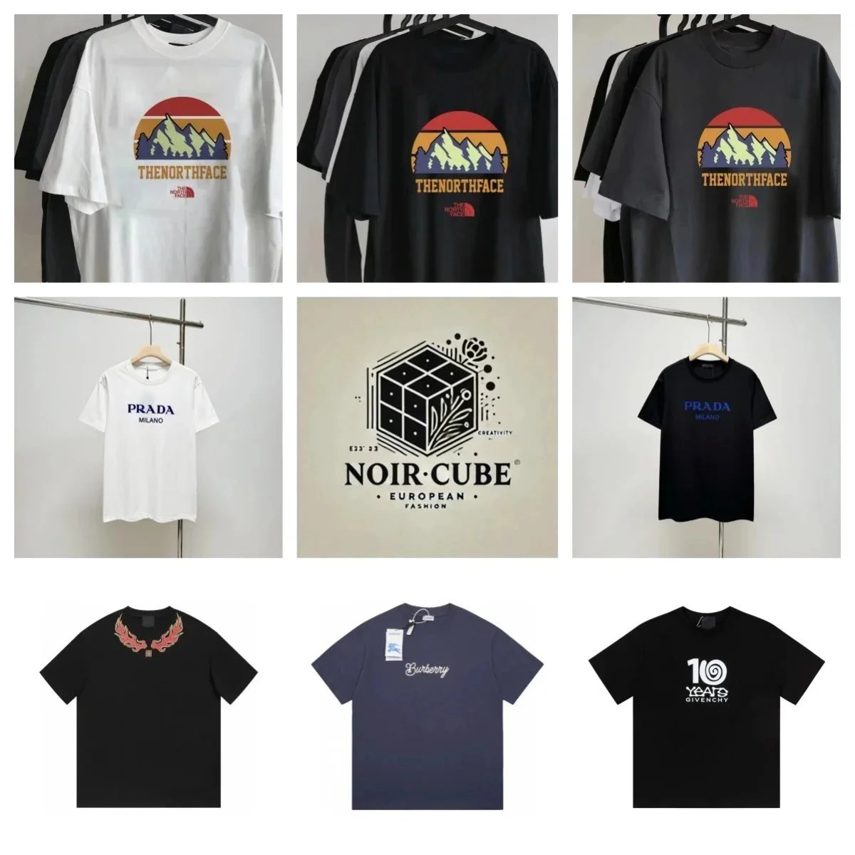 NOIR CUBE Fashion T-Shirts for Men and Women