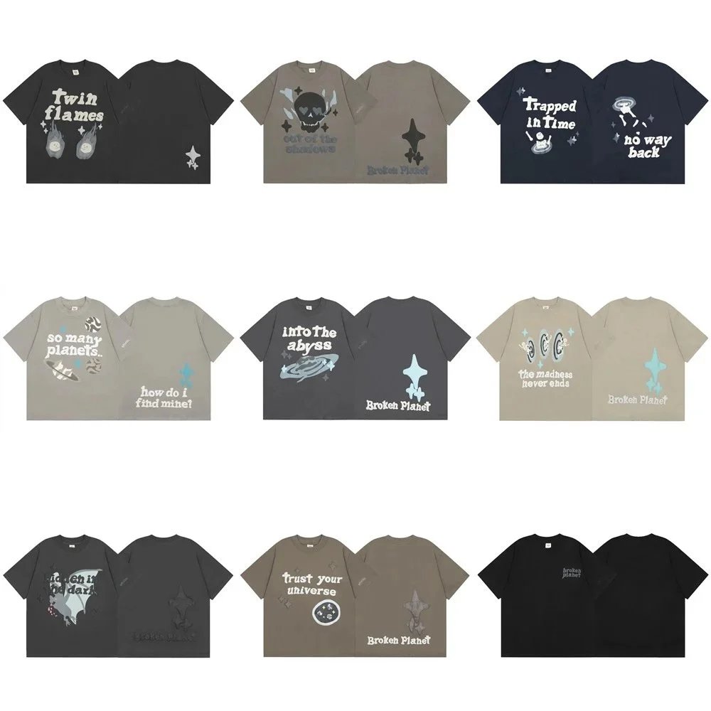 Broken Planet T-Shirts Cosmic Design Graphic Tees