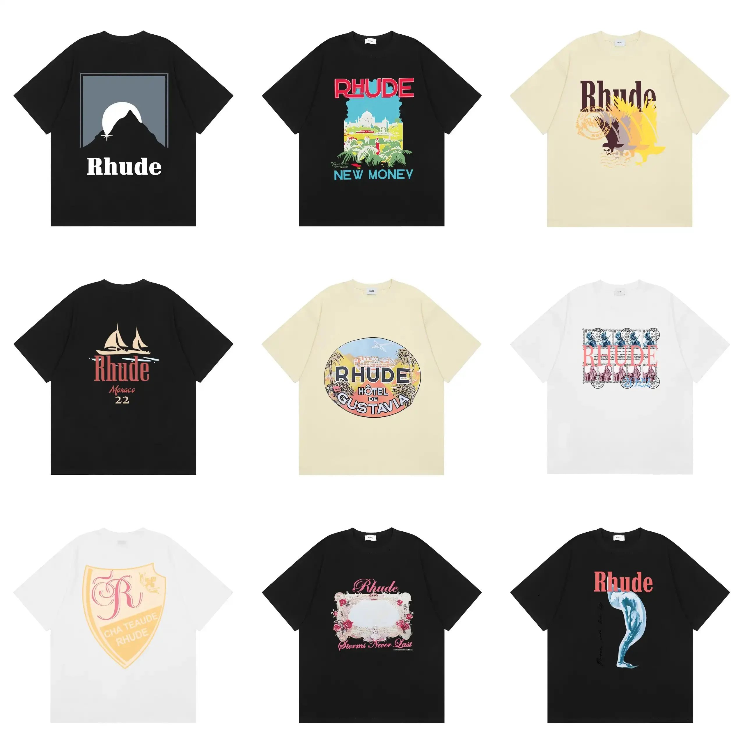 Rhude T-Shirts Collection - Premium Streetwear Fashion