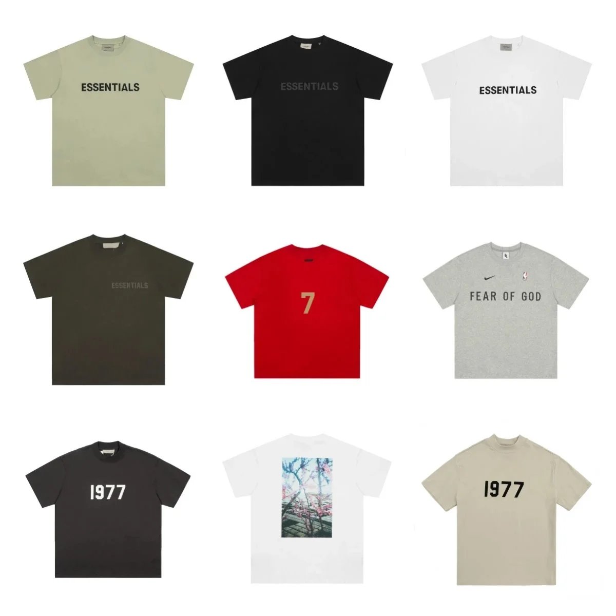Fear of God Essentials T-Shirts Collection